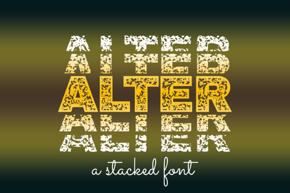 Alter: A Modern Display Font for Web Design