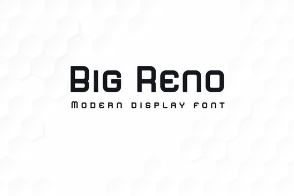 Big Reno: A Bold Display Font for Your Brand