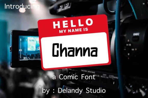 Channa: A Cheerful Display Font for Branding