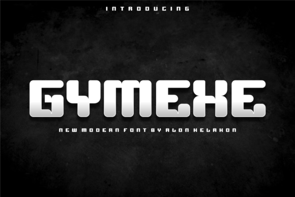 Gymexe: A Modern Display Font for Web Design