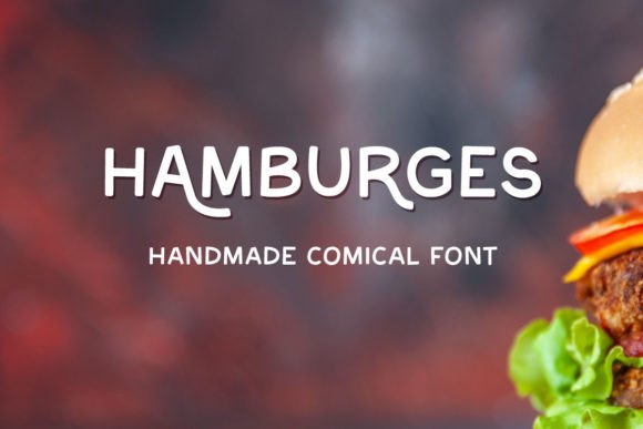 Hamburges: A Bold Display Font for Small Business Branding