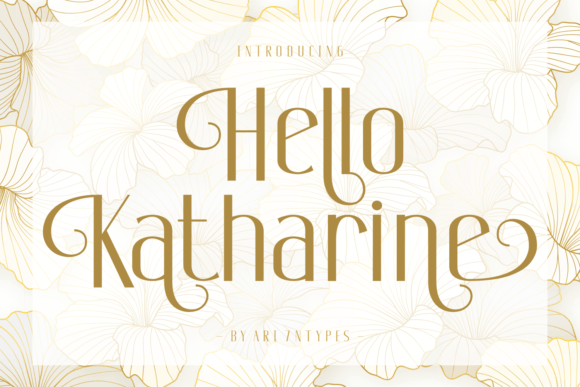 Hello Katharine: The Perfect Display Font for Crafters