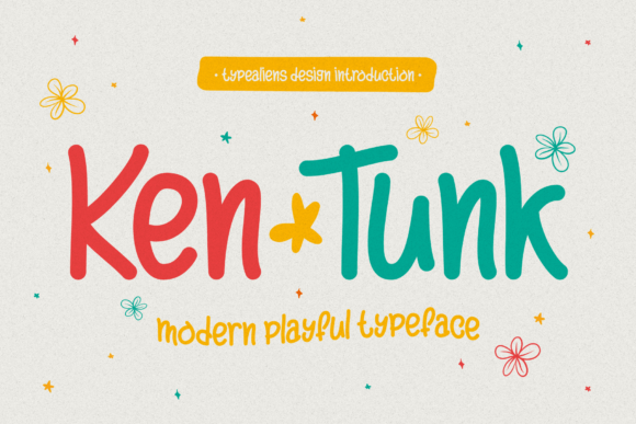 Ken Tunk: A Playful Display Font for Editorial Design