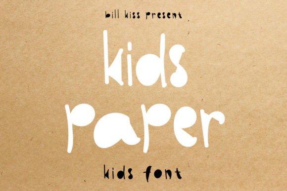 Kids Paper: A Fresh Display Font for Campaigns