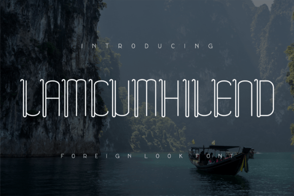 Lamcumhilend: A Modern Display Font for Elegant Branding Projects