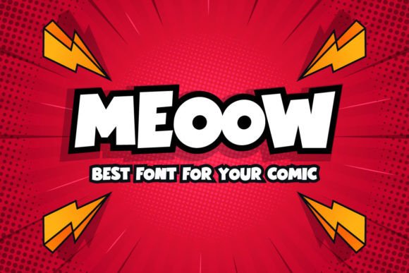 Meeow: A Playful Display Font for Brand Identity