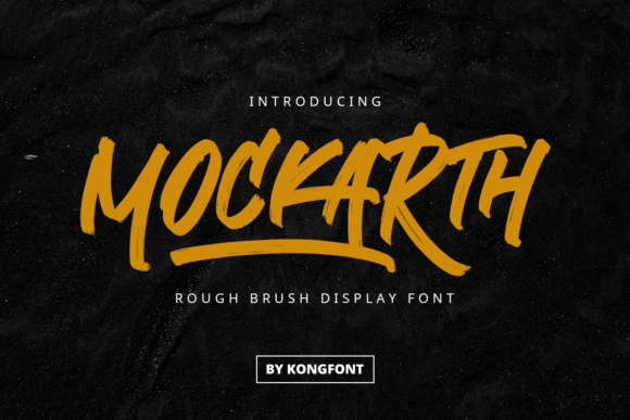 Mockarth: A Romantic Display Font for Your Brand