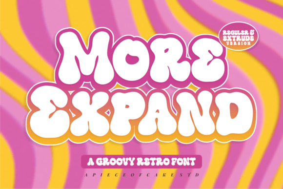 More Expand: A Retro Display Font for Editorial Design