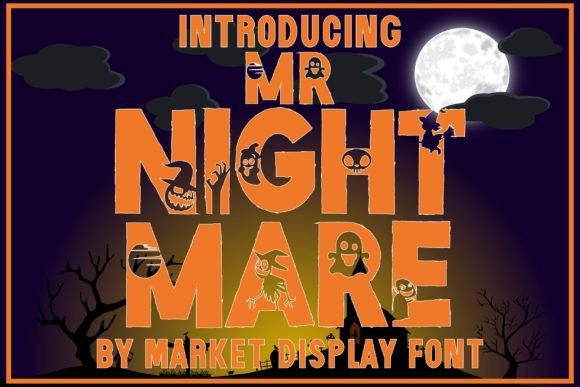 Mr Nightmare: A Spooky Display Font for Your Brand