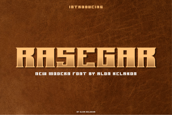 Rasegar: A Modern Display Font for Bold Marketing