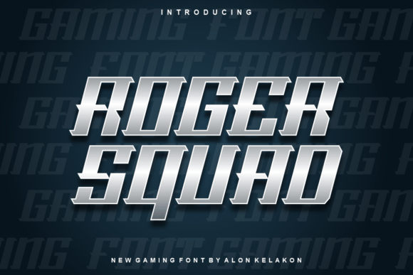 Roger Squad: A Modern Display Font for Your Brand