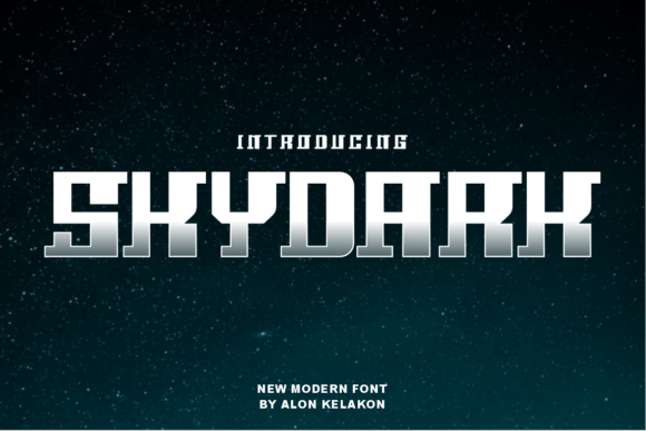 Skydark: The Modern Display Font for Campaigns