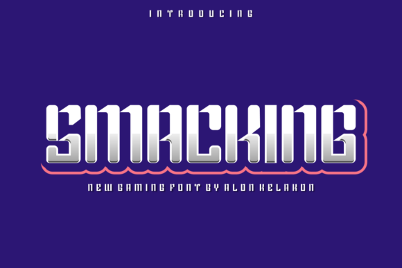 Smacking: A Modern Display Font for Editorial Design