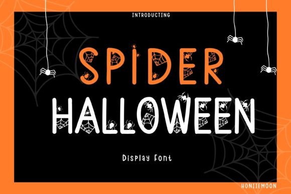 Spider Halloween: A Spooky Display Font Review