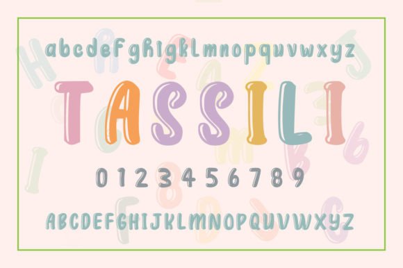 Tassili: A Playful 3D Display Font for Web Design