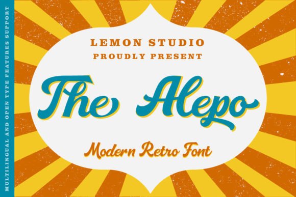 The Alepo: A Retro Display Font for Web Design