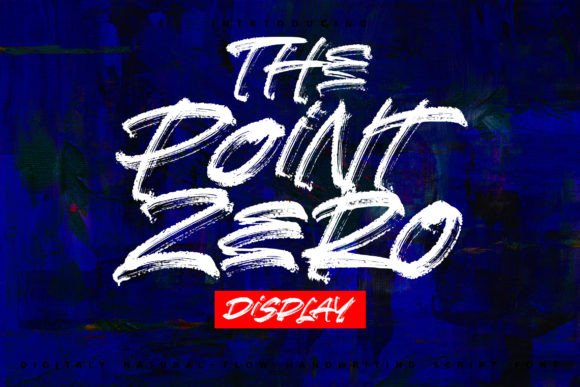 The Point Zero: A Cool Urban Display Font for Makers
