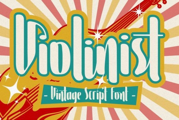 Violinist Font: A Vintage Script for Digital Charm