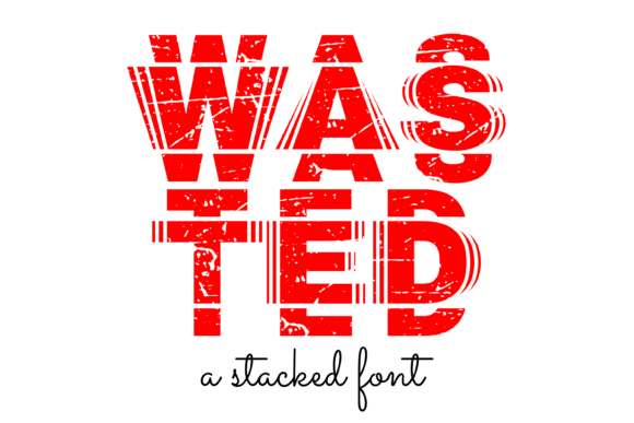 Wasted: A Bold Display Font for Modern Web Design