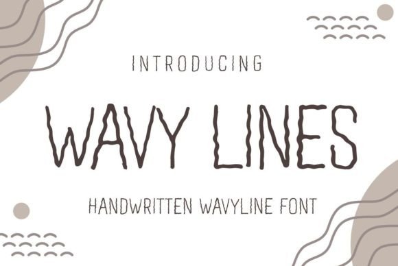 Wavy Lines: A Handwritten Font That Brings Warmth to Editorial Design